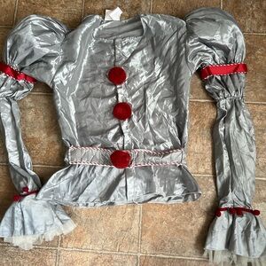 Silver and Red Kids Costume